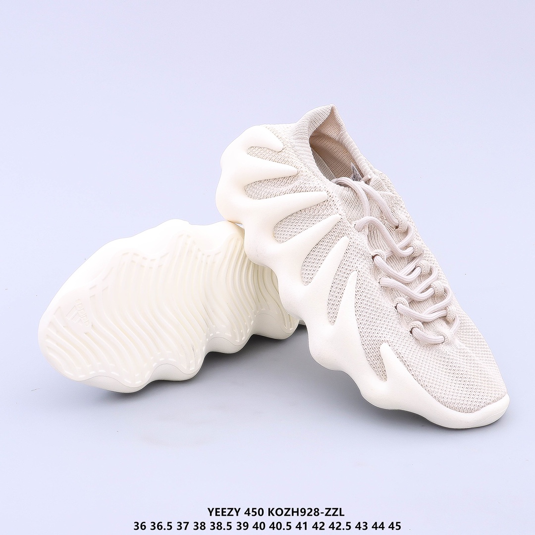Yeezy 450 cloud white casual shoes Size:EU36-EU45