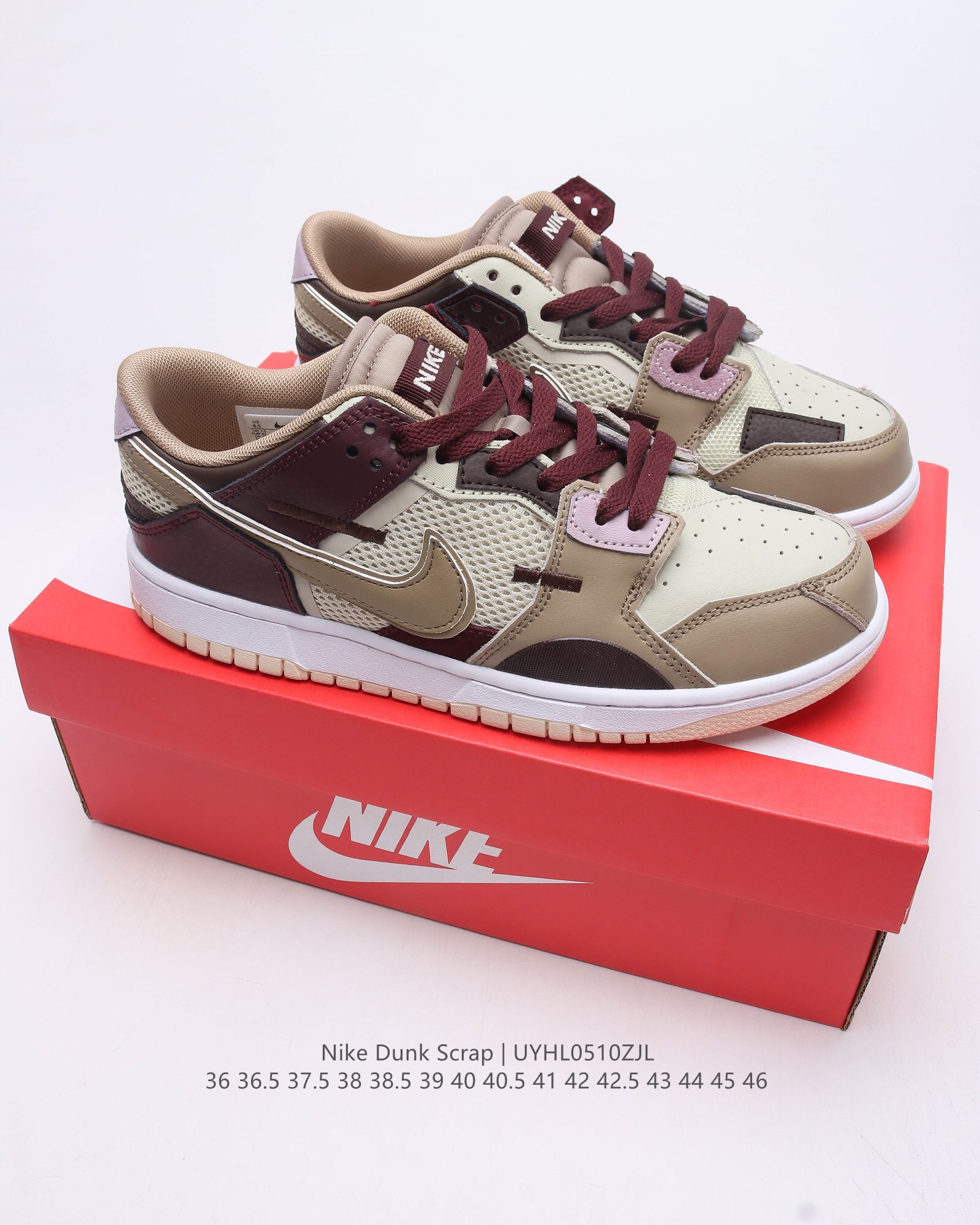 Dunk scrap  shapeless, formless, limitless  casual shoes Size:EU36-EU45