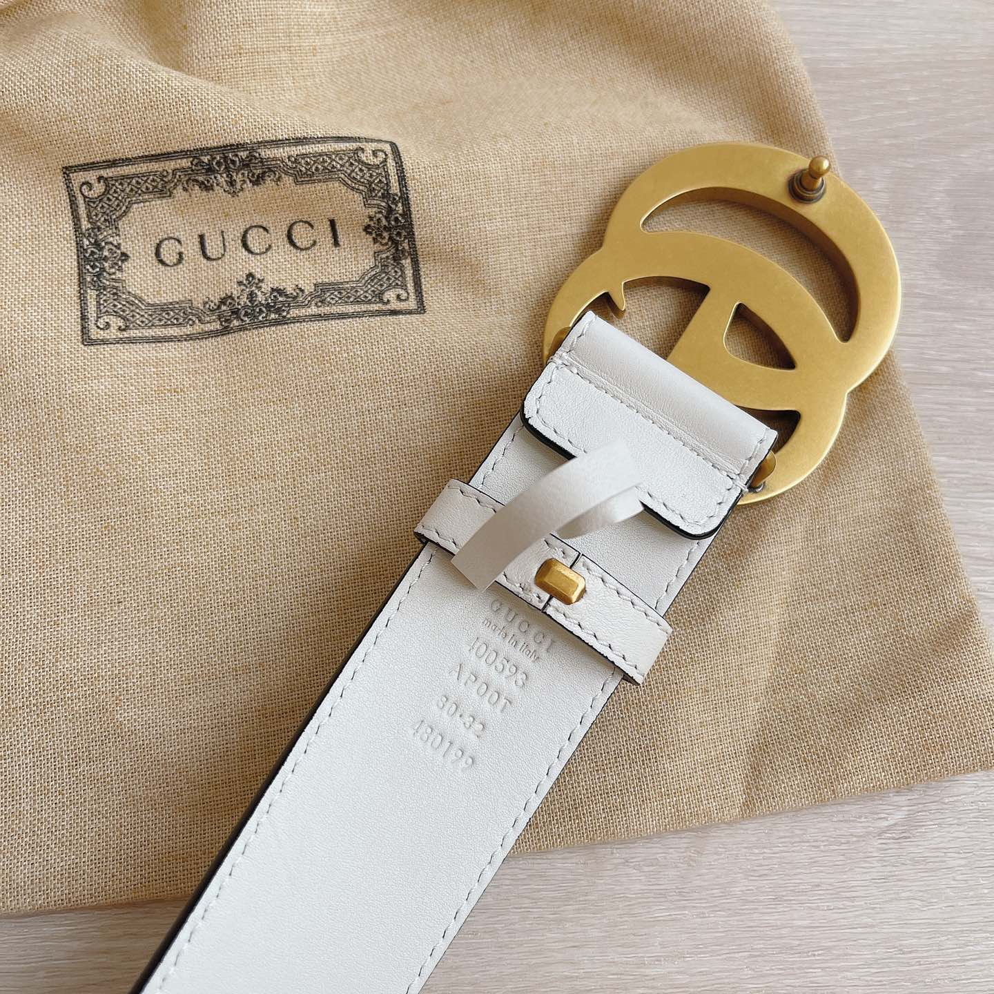 Men's Women White Belts Width:3.2cm