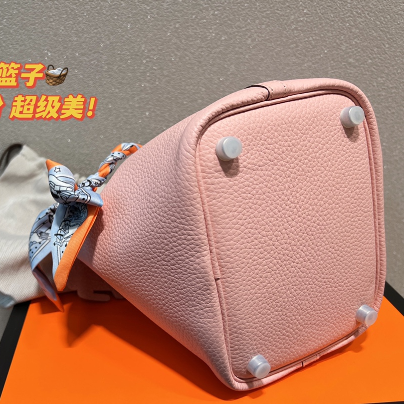 2022 New Pink Picotin Bags,size:19*17cm