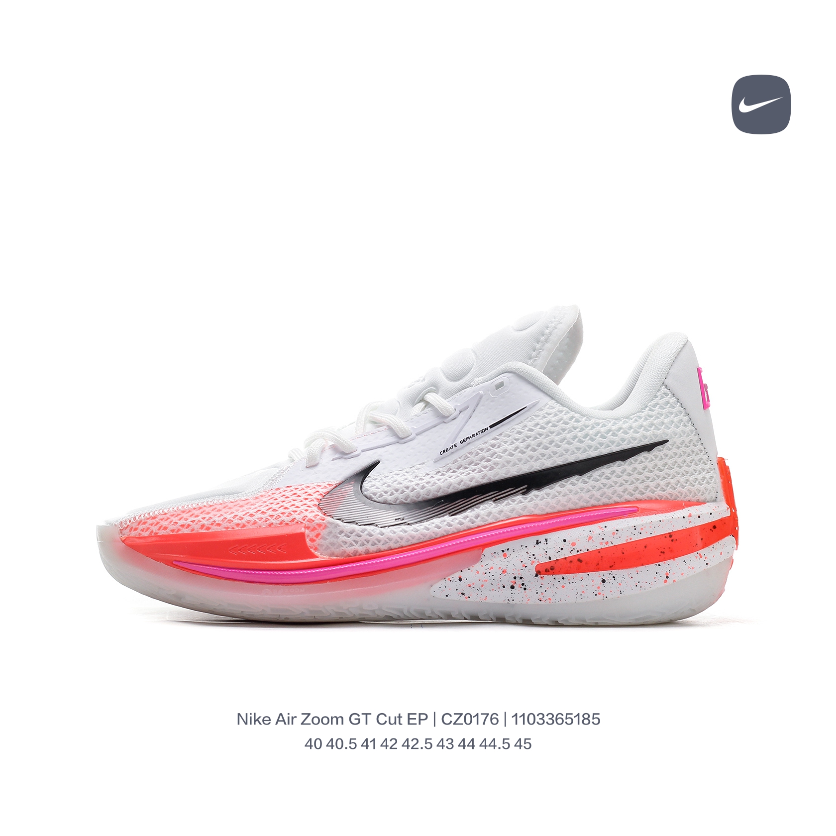 Air Zoom GT Cut Basketball Shoes SIZE:EU40-EU45/US7-US11