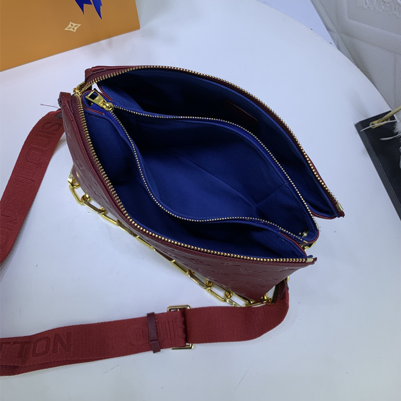 Coussin Small Bag Wine Red Size 26*20*12cm