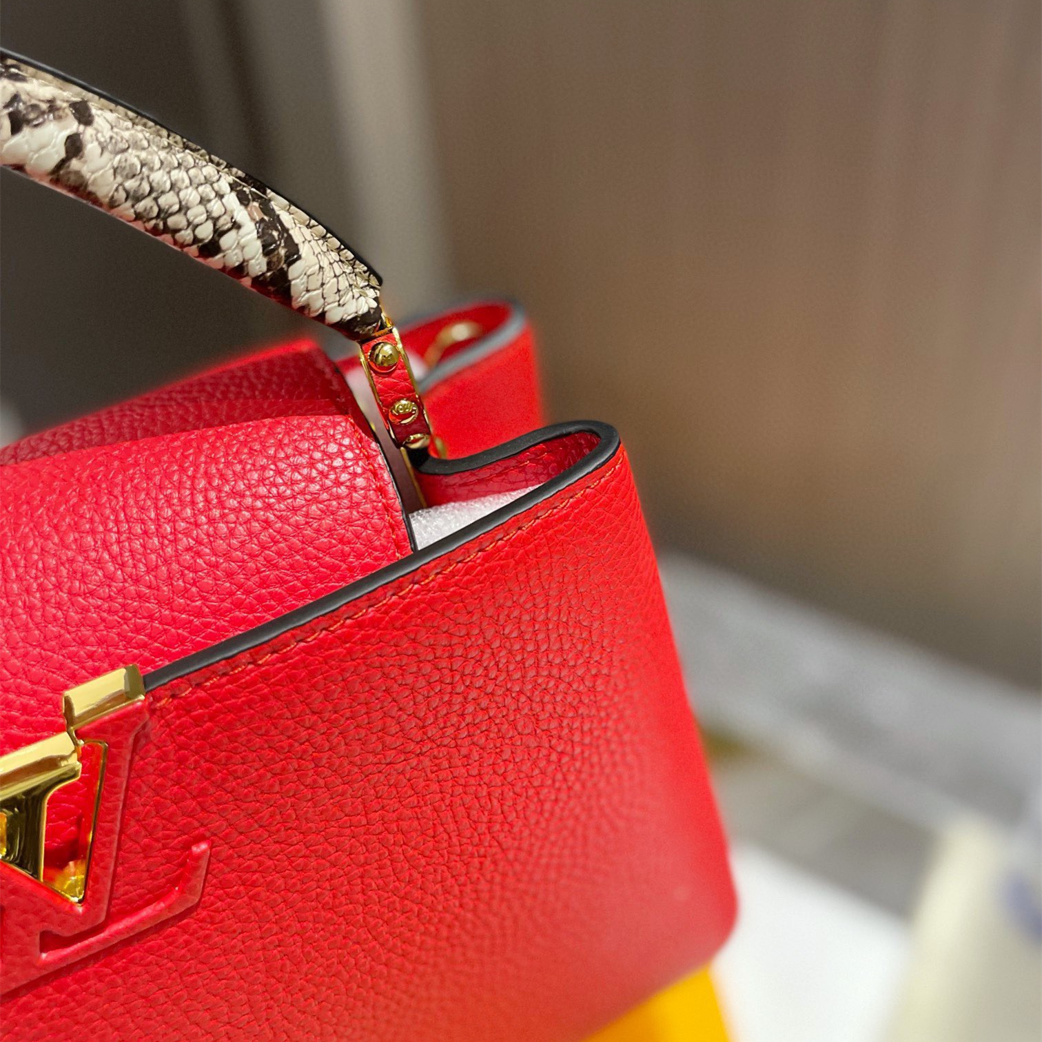 Cappucines Red bags ,27*20cm /20*14cm