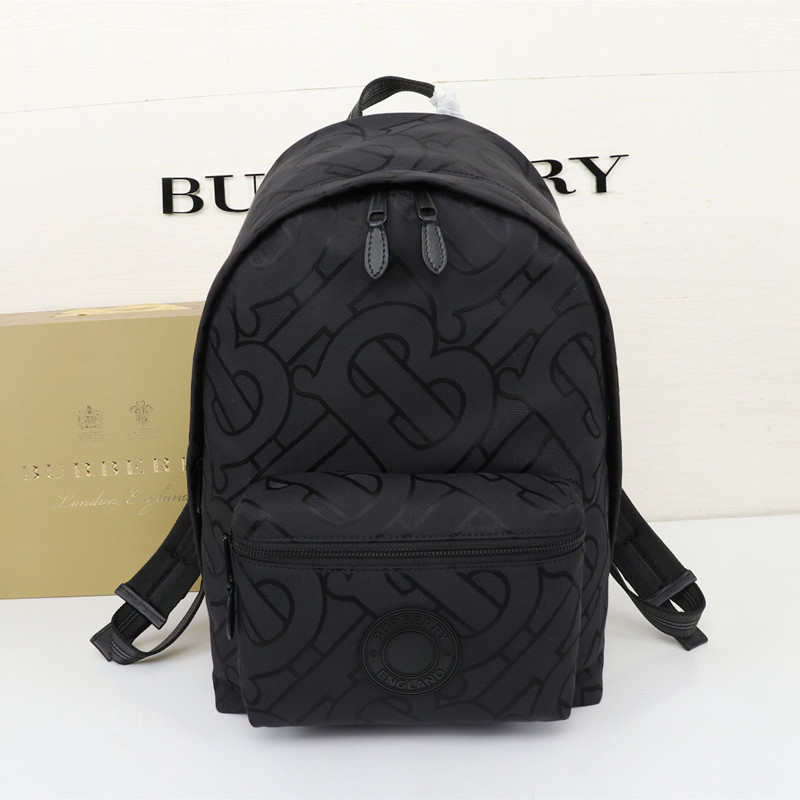 Men's bag Jacquard Canvas Backpack Unisex School Bag