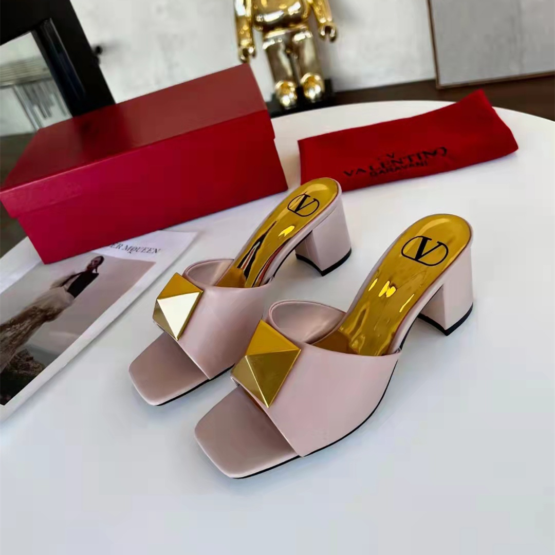 2022 New Sandals Heel Women's Shoes ,6 Colors ,Size:EU35-EU41