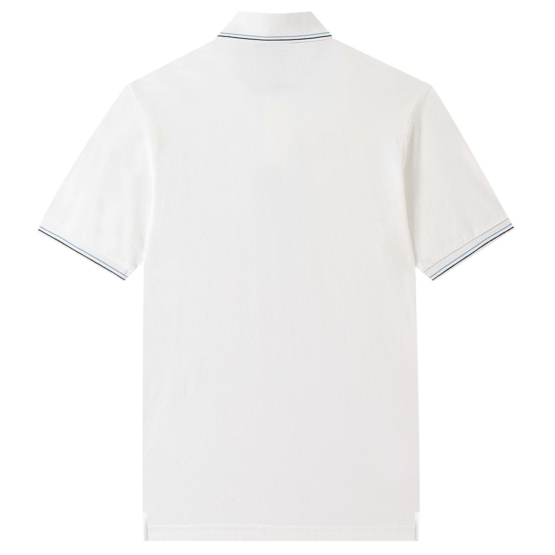 2022ss Men's Polo White Shirt