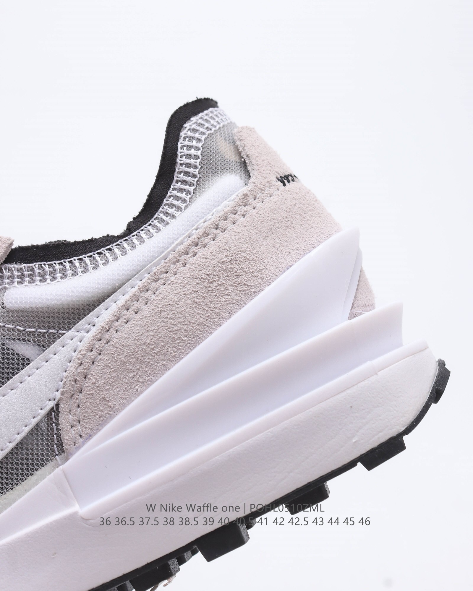 Waffle one milk hyper crimson  shoes Size:EU36-EU46