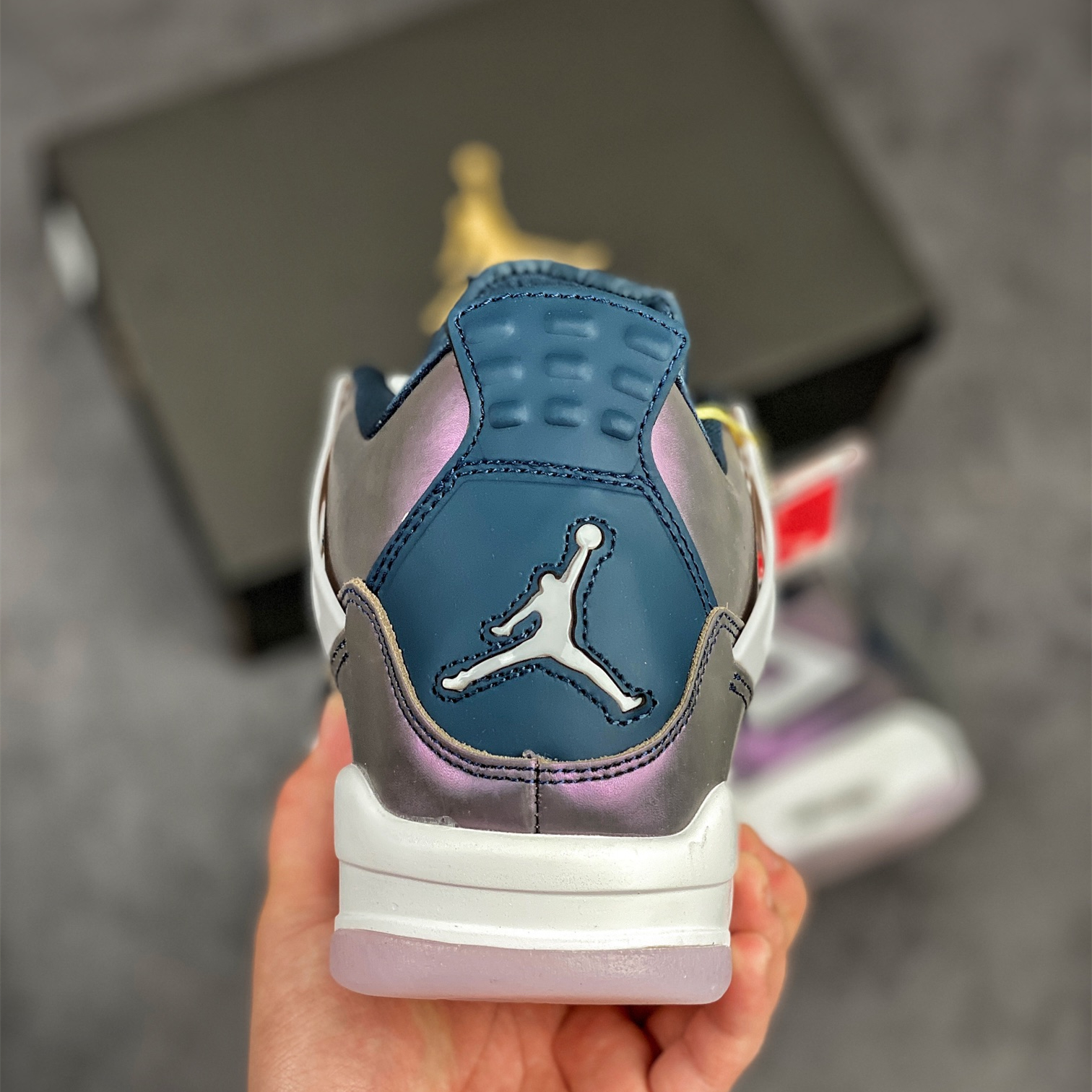 Air Jordan 4 “Monsoon Blue” Basketball Shoes Size:EU36-EU46