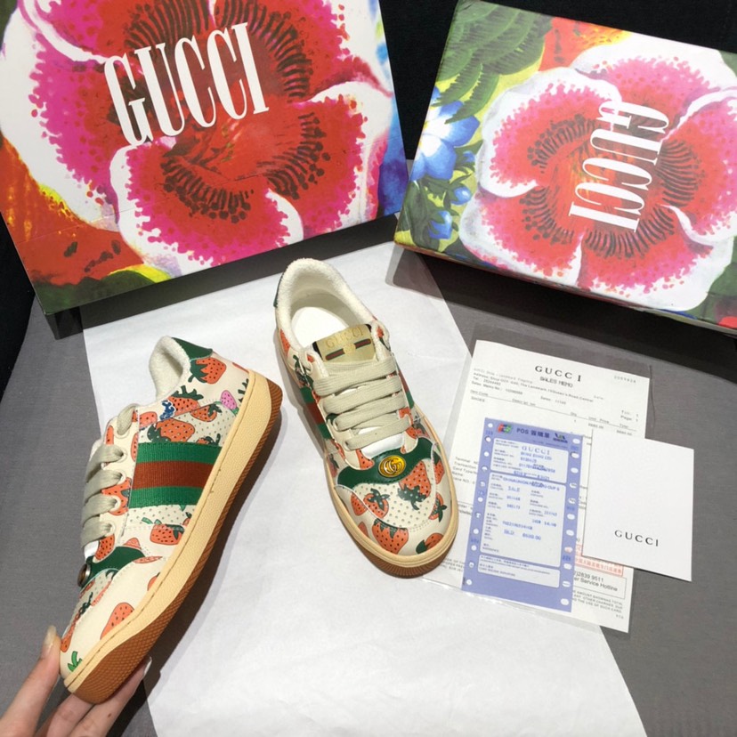 Screener Leather Sneakers Size:EU34-EU44