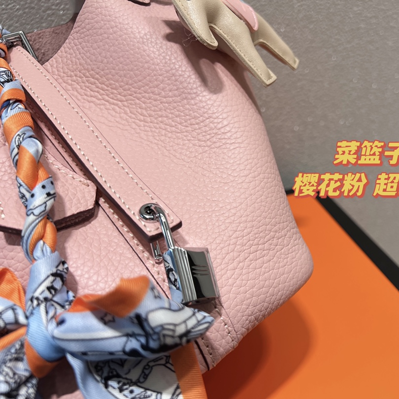 2022 New Pink Picotin Bags,size:19*17cm