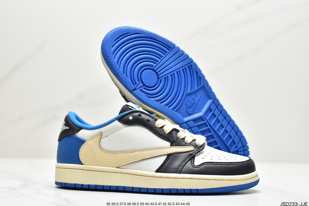 travis scott x air jordan aj1 low qx Sport casual shoes Size:EU36-E45