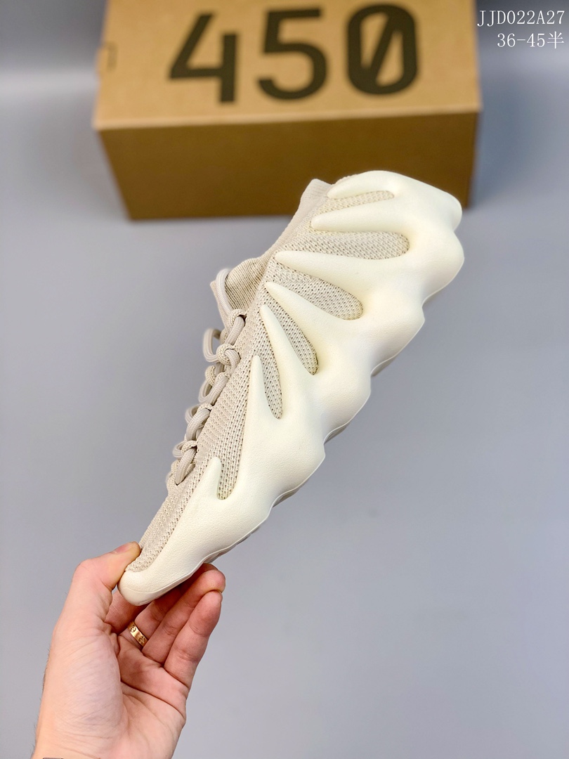 Yeezy 450 cloud white casual shoes Size:EU36-EU45