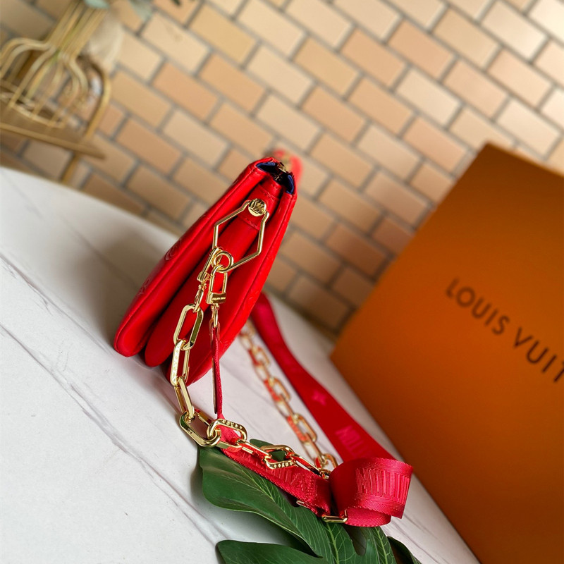 Coussin Small Bag Red Size 26*20*12cm