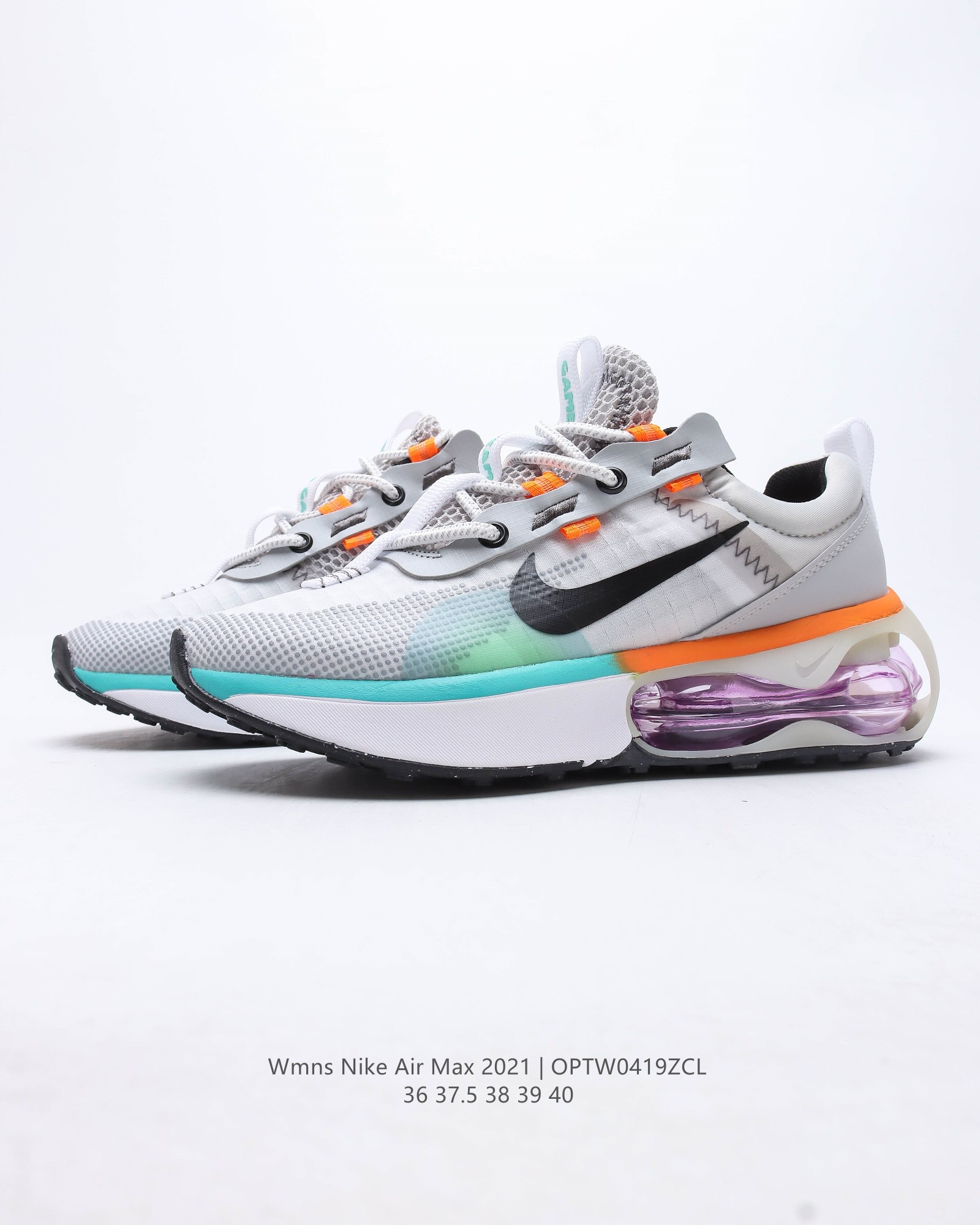 air max 2022 greyblack greyorange casual shoes Size：EU36-EU40