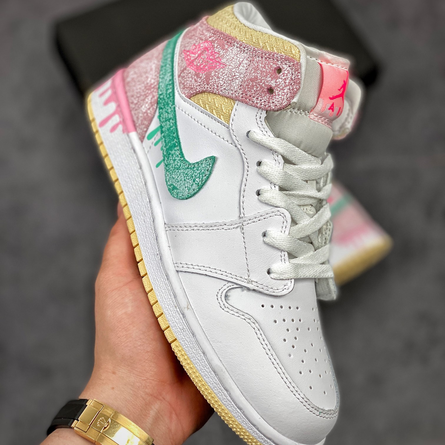 Air Jordan 1 Mid Leisure Board Shoes EU36-EU47.5/ US4-US13