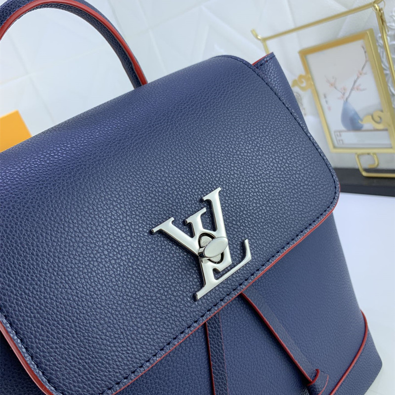 Lockme Shoulder Bag Ladies Fashion Backpack Schoolbag Size 22 * 28 * 13 cm