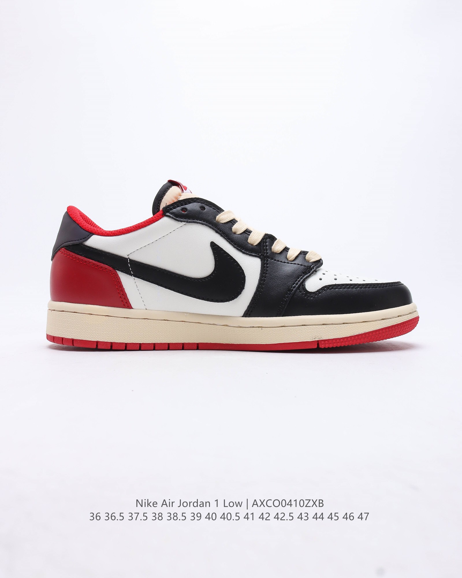 travis scott x air jordan aj1 low qxsport casual shoes Size：EU36-EU47