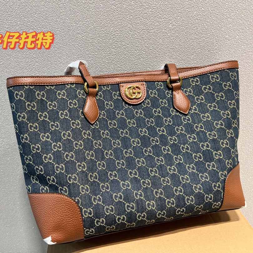 Denim ophidia Tote Bag Size:37*27CM