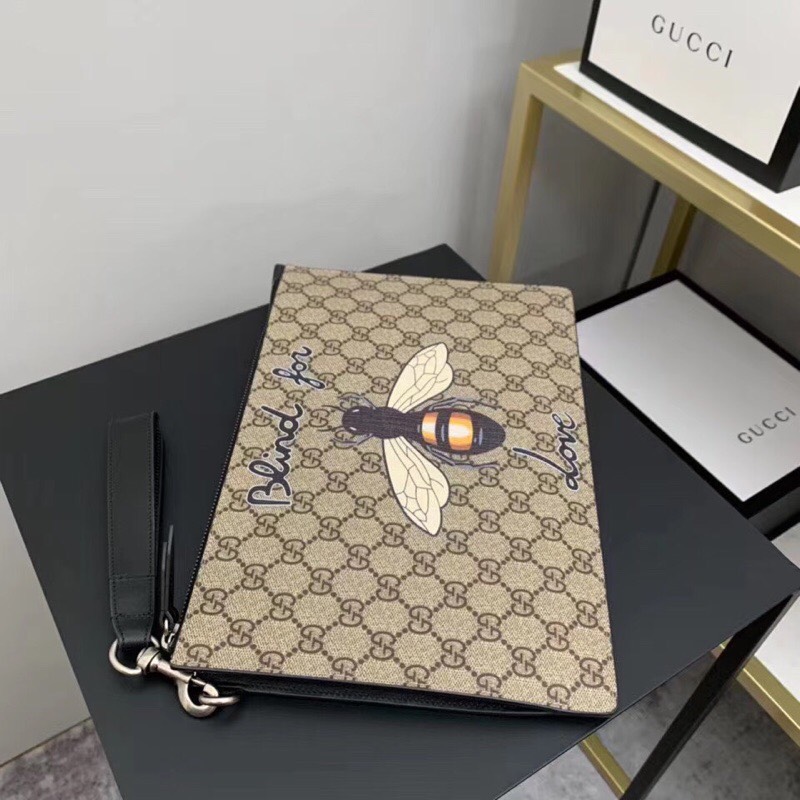 Little Bee Bag Men's Wallet Handbag 2 Colors Size 29*20*1.5 cm