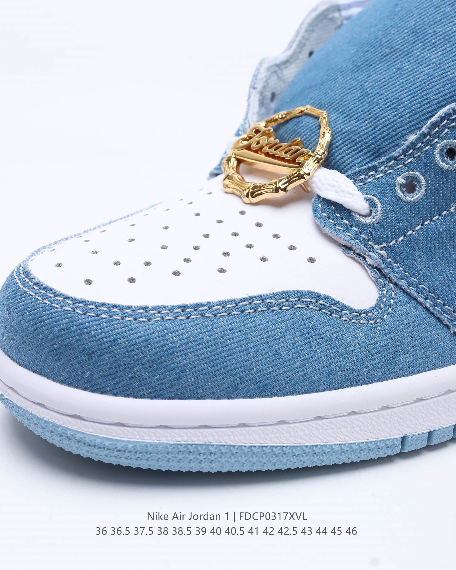 air jordan 1 high og wmns “denim” casual shoes Size:EU36-EU46