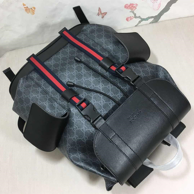 Men's Backpack  Cowhide  Shoulder Bag   Size 34*46*15 cm