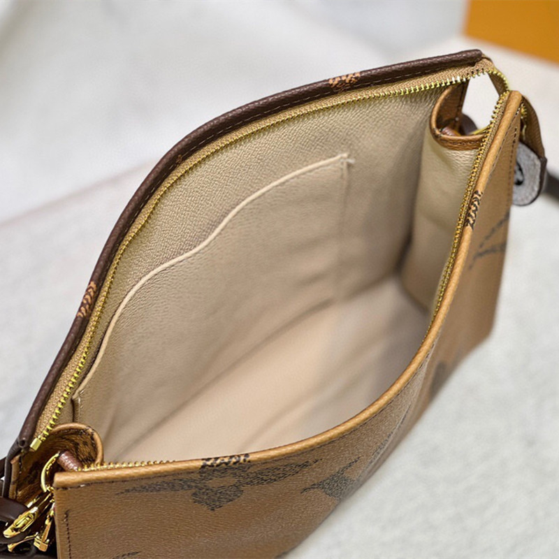 Classic Old Flower Clutch bag Toiletry Bag