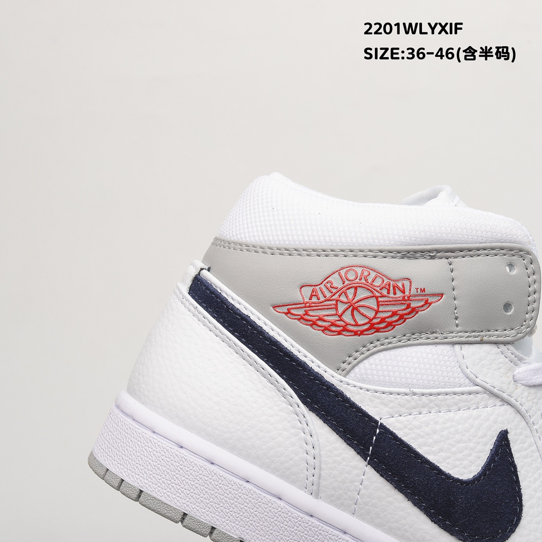 air jordan 1 mid wmns jordan brand Sport casual shoes Size:EU36-EU46