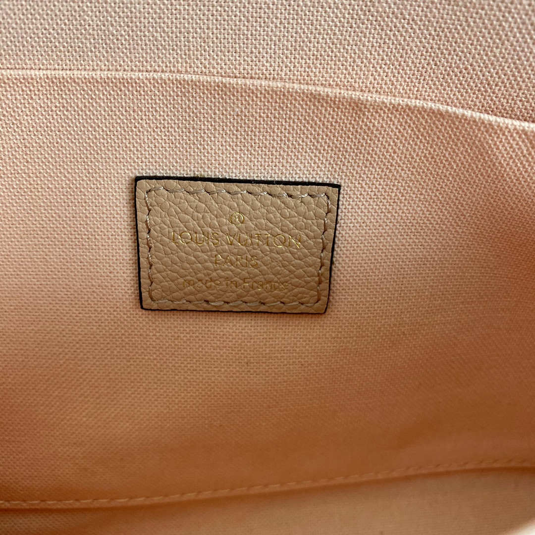 monogram empreint pochette félicie message bag