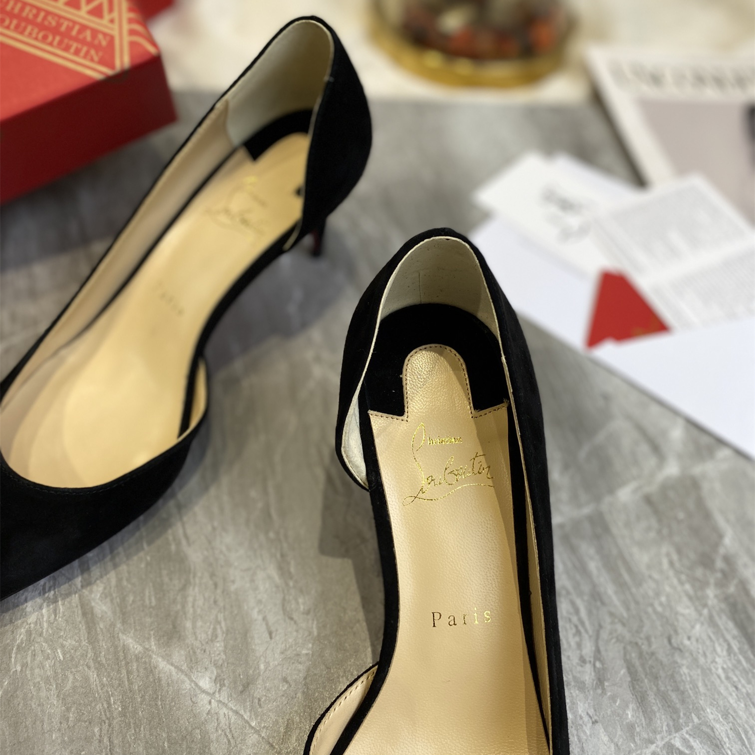 Red bottom women's high heels