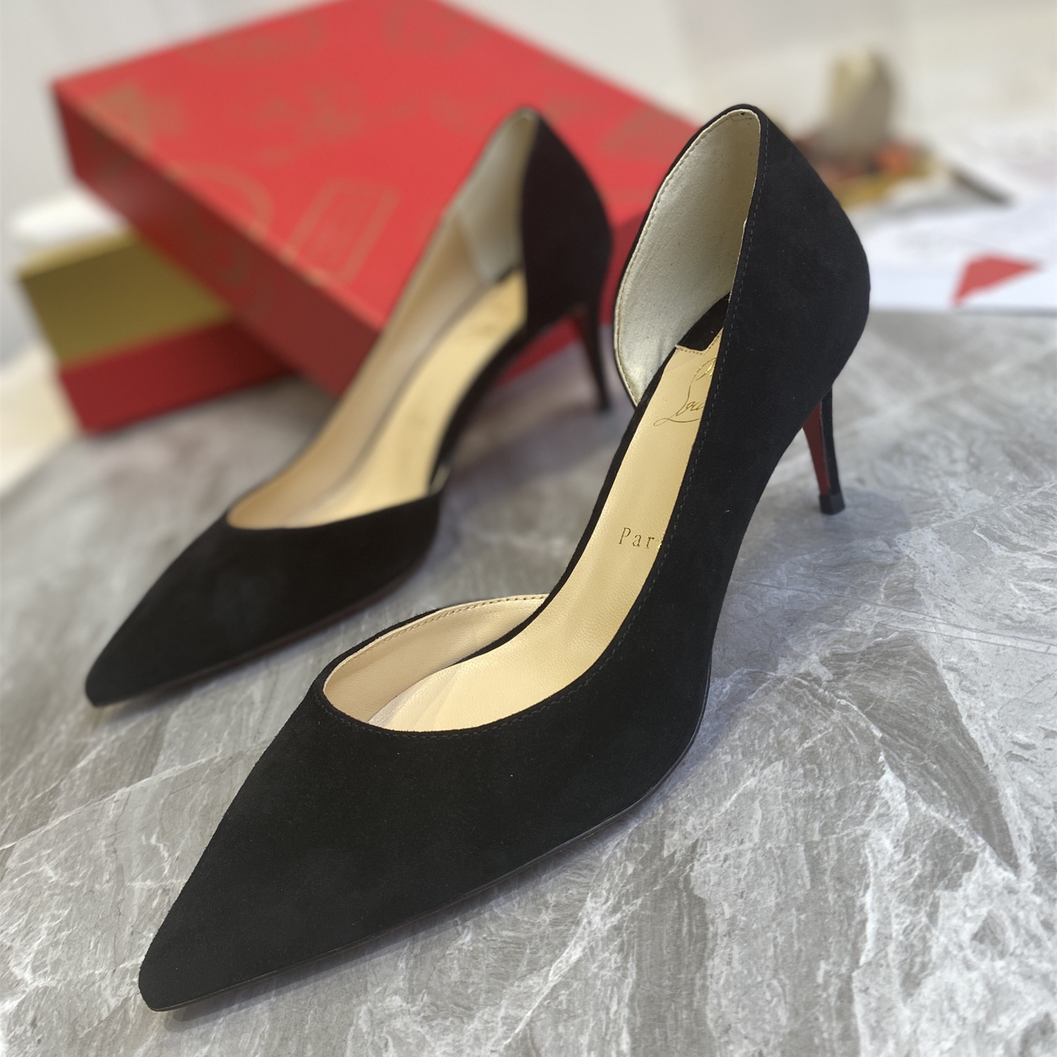 Red bottom women's high heels