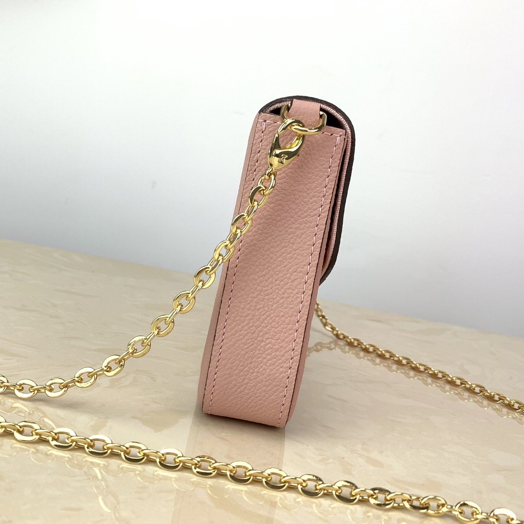 monogram empreint  message bag