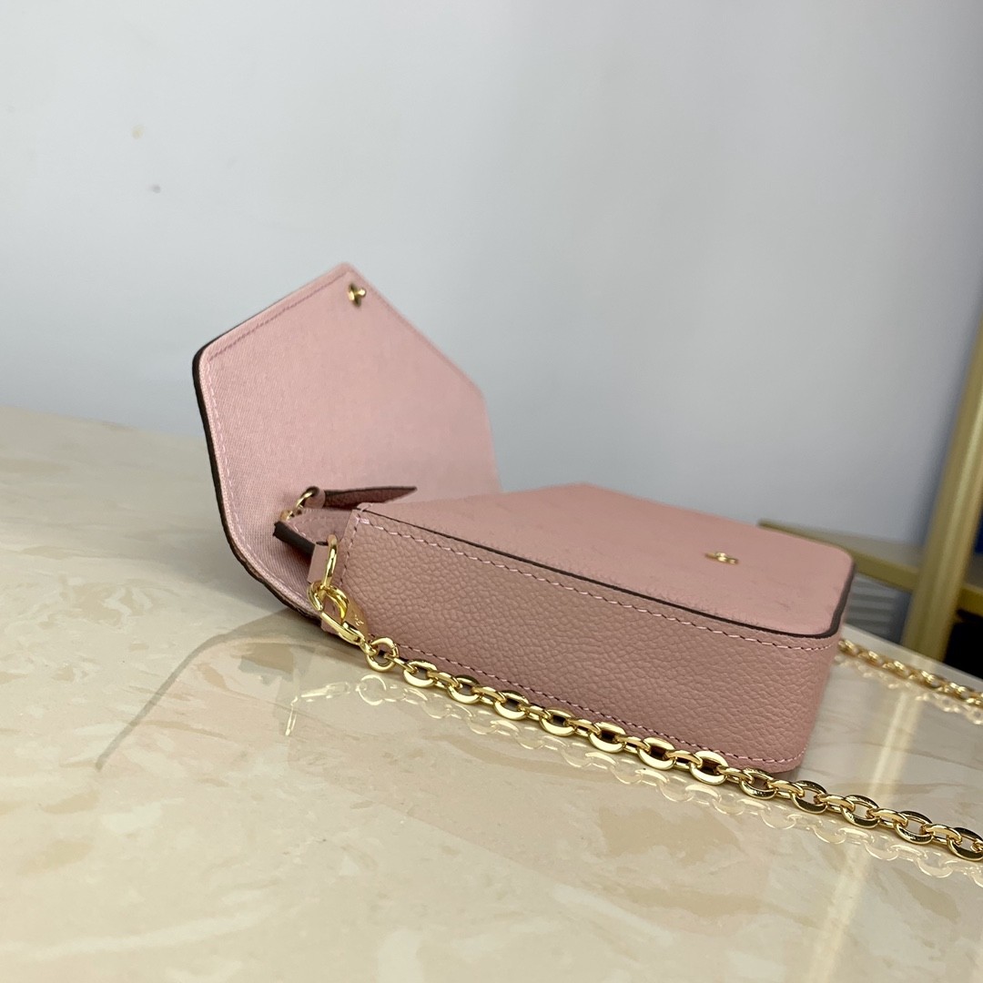 monogram empreint  message bag