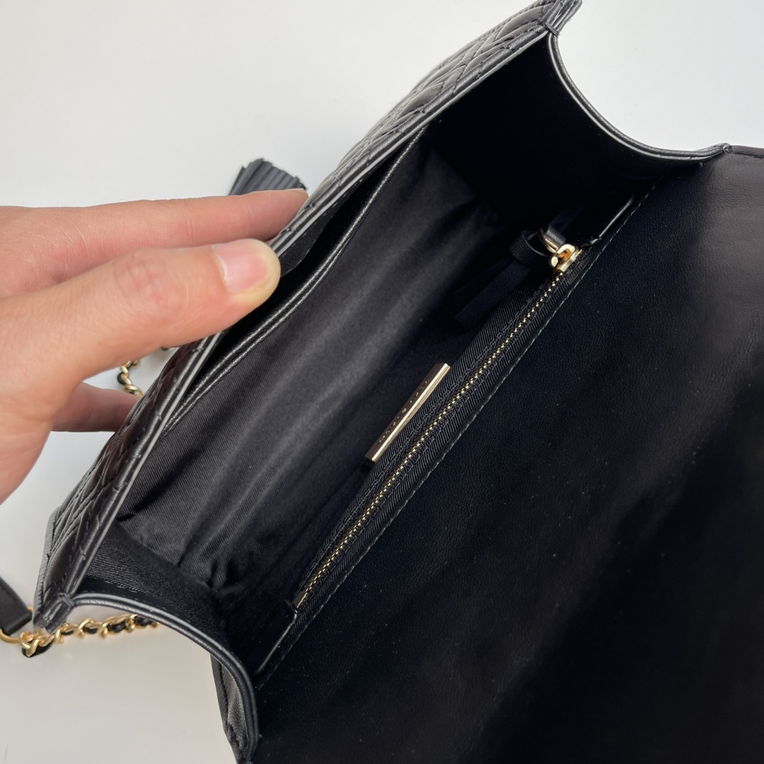 Black Message Bag  Size:21cm