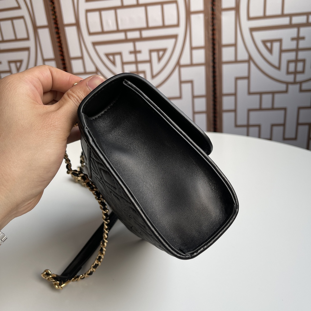 Black Message Bag  Size:21cm