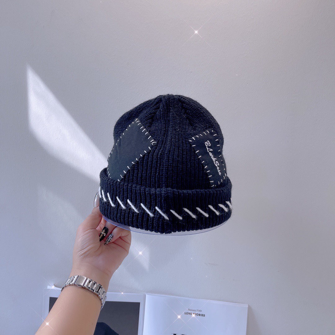 autumn  winter wool knitted beanie cap hat 3 colors