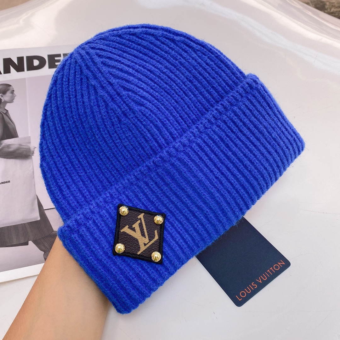 autumn  winter wool knitted beanie cap hat 8 colors