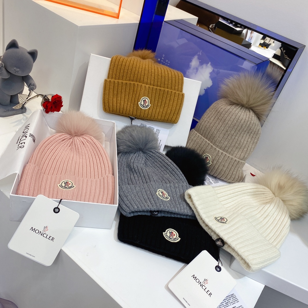 Autumn and winter women's wool woven warm knitted hat