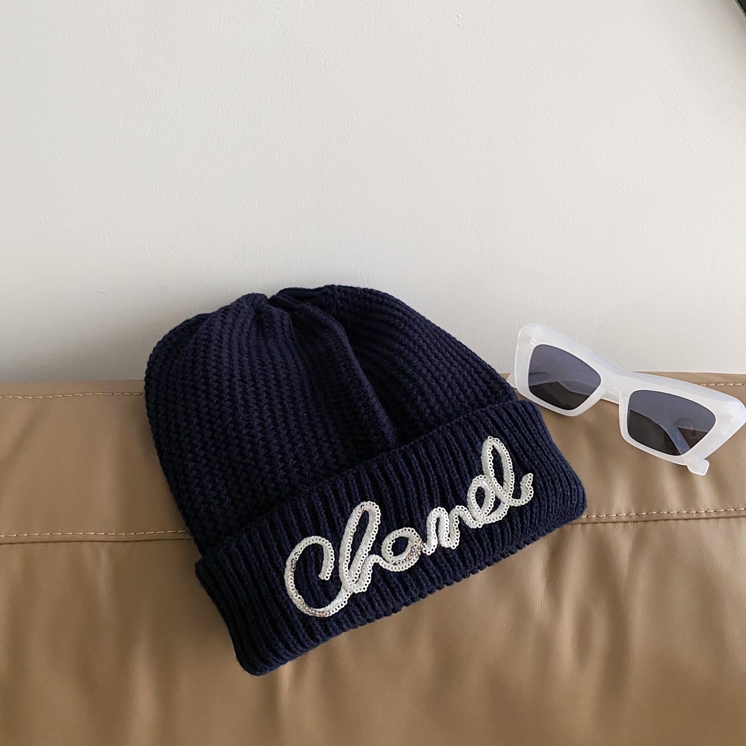 autumn  winter wool knitted beanie cap hat 3 colors