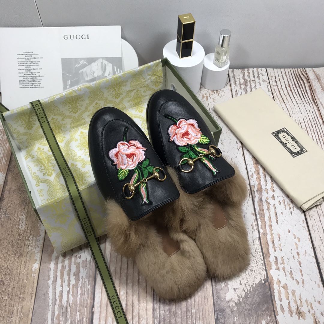 Women's autumn  winter outdoor slippers, Princetown women shoes