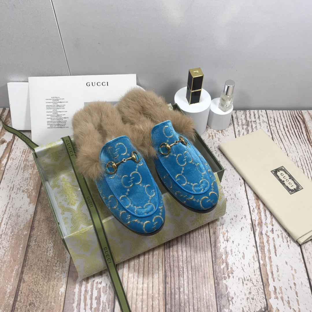 Women's autumn  winter outdoor slippers, Princetown women shoes