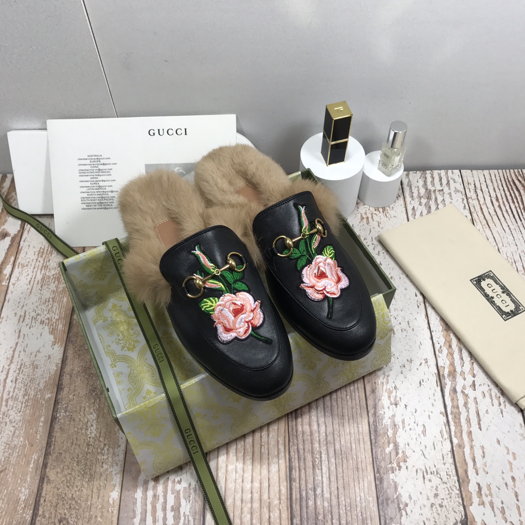 Women's autumn  winter outdoor slippers, Princetown women shoes