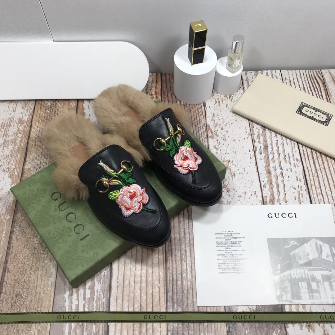 Women's autumn  winter outdoor slippers, Princetown women shoes