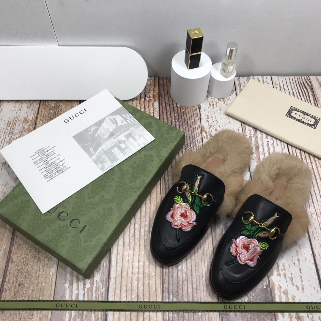 Women's autumn  winter outdoor slippers, Princetown women shoes