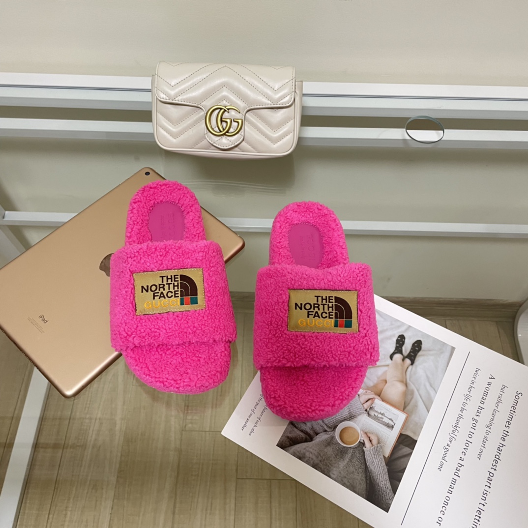 women's autumn  winter plush slippers, women shoes