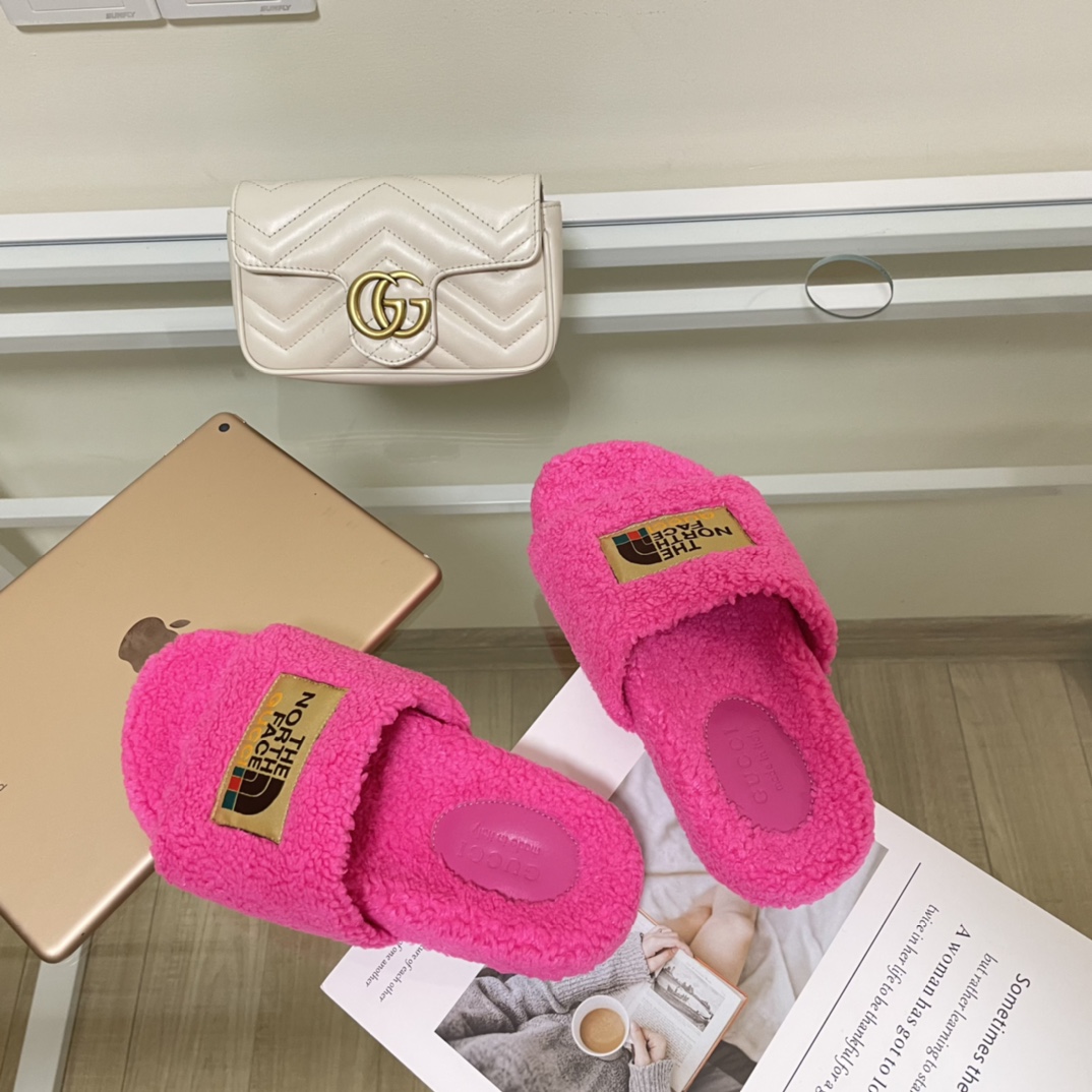 women's autumn  winter plush slippers, women shoes