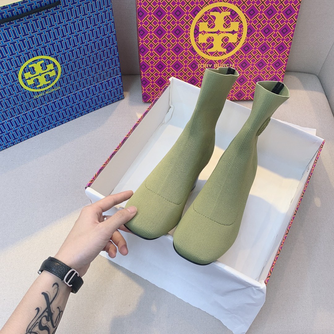 women short boots women Knitted   shoes size:EU35-EU40