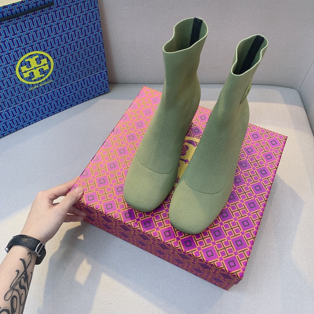 women short boots women Knitted   shoes size:EU35-EU40