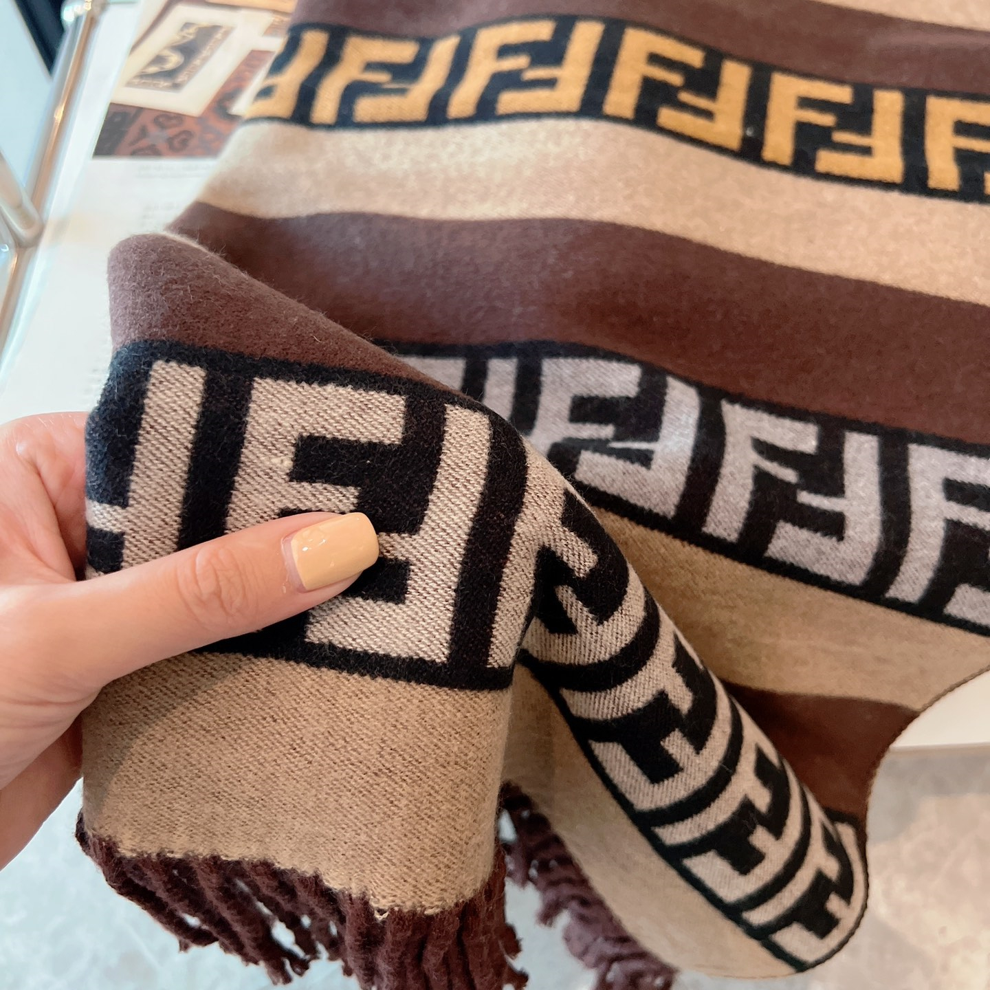 women Wool  FF scarf
