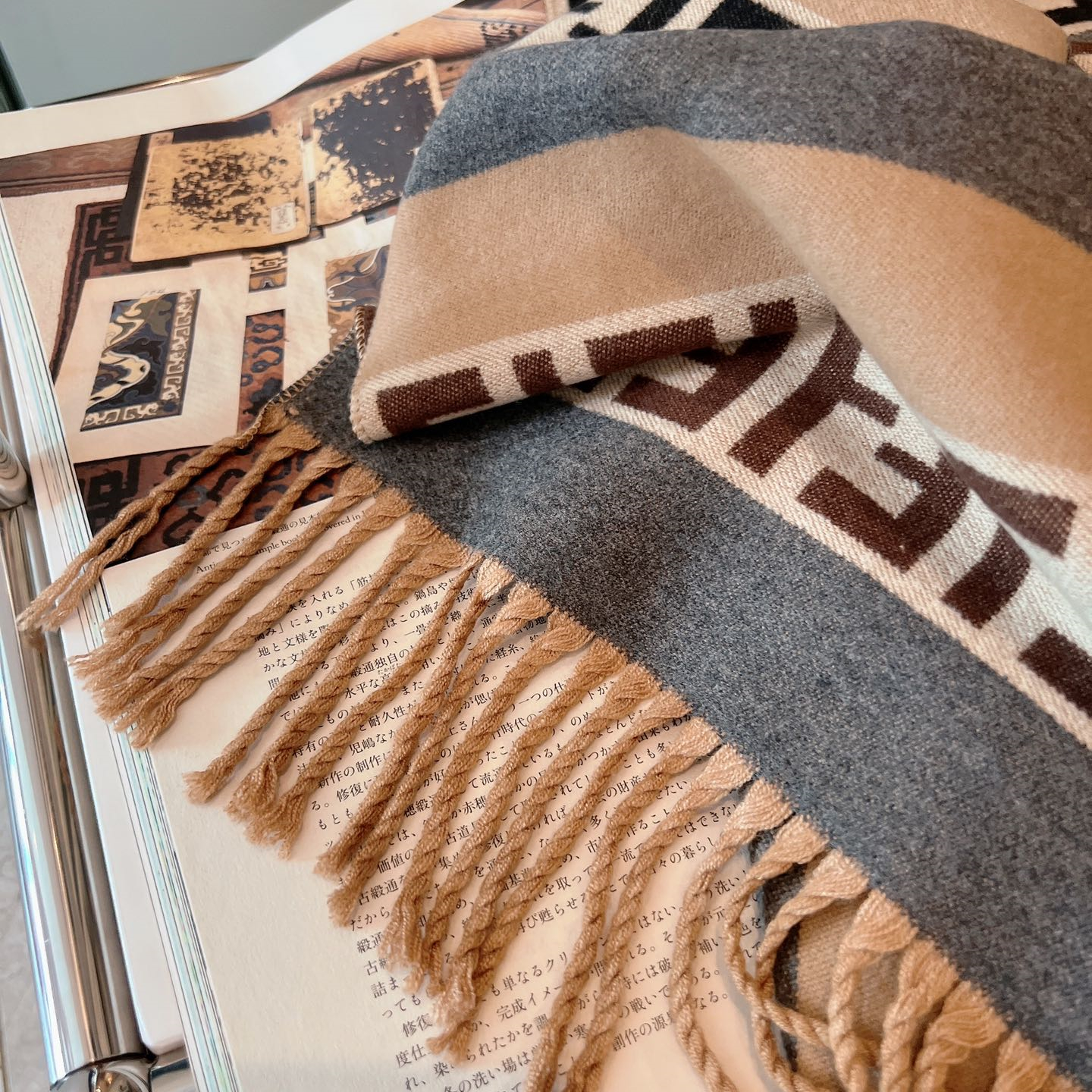 women Wool  FF scarf