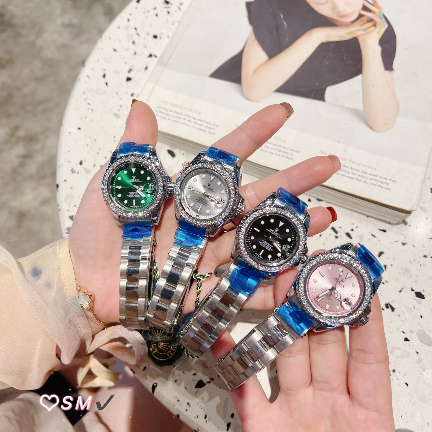 Women's Watch, 4 Colors Quartz Jewellery Watches SIZE:36MM